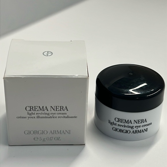 Giorgio Armani Crema Nera Light Revivi Eye Cream .5g / 0.17oz Travel Size - New